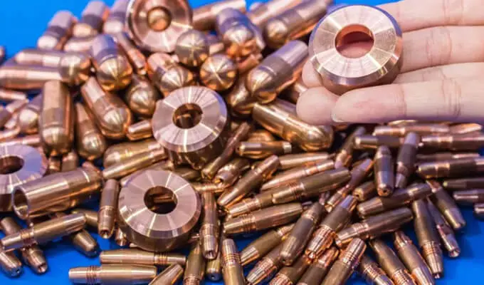 About Turning Copper Material