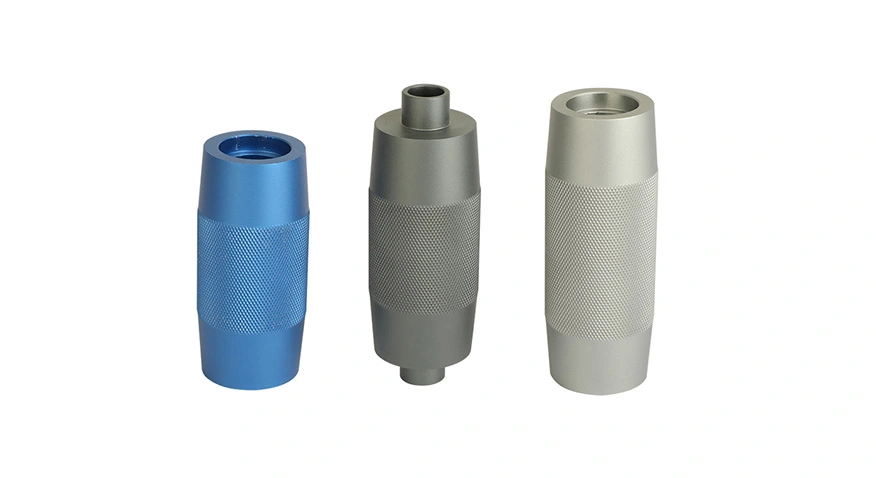 cnc turning of oxidized knurling