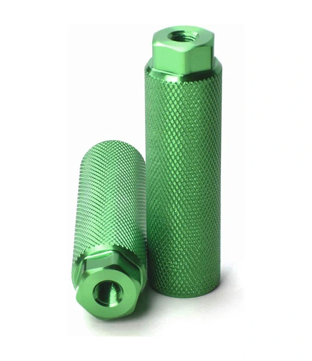 custom knurled anodized mountain bike handlebars