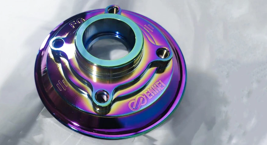 electroplated colored aluminum parts