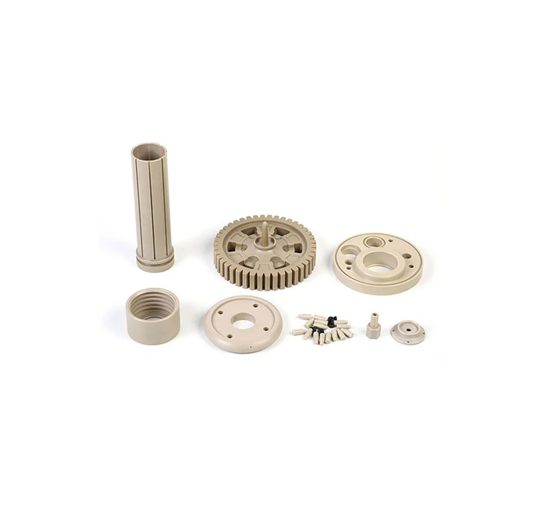 peek part 3 axis cnc milling