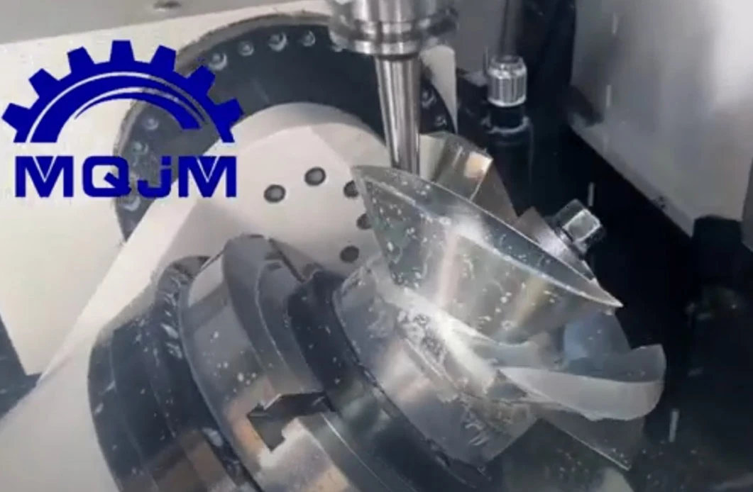 Impeller type products 5 axis cnc machining